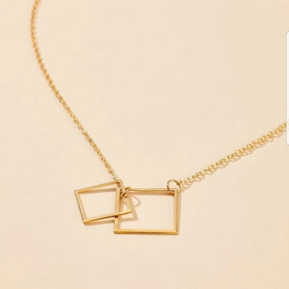 *Harlett* Geometric Necklace - Picture 2 of 4